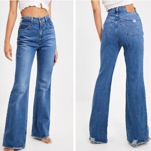 Levi's premium 70s High Rise Flare Jeans